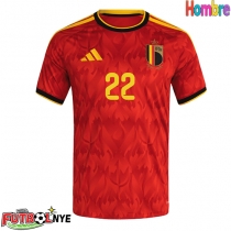 Camiseta Bélgica Alexis Saelemaekers #22 Primera Equipación Mundial 2026 manga corta